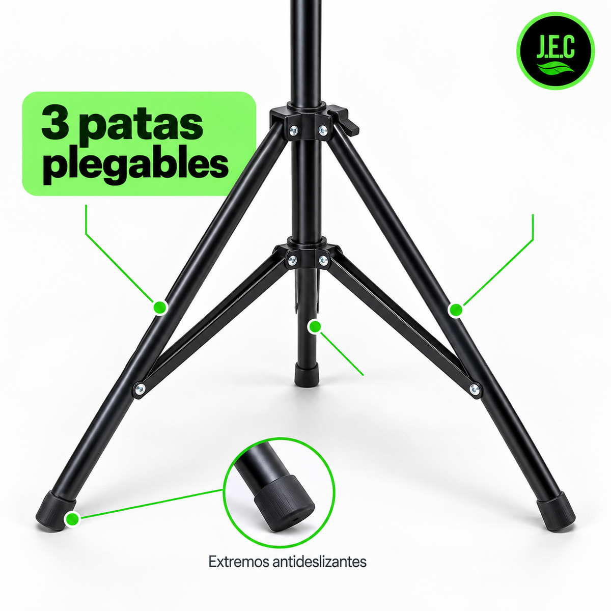 Trípode Iluminación Fotografía IRM 07578 2 Metros