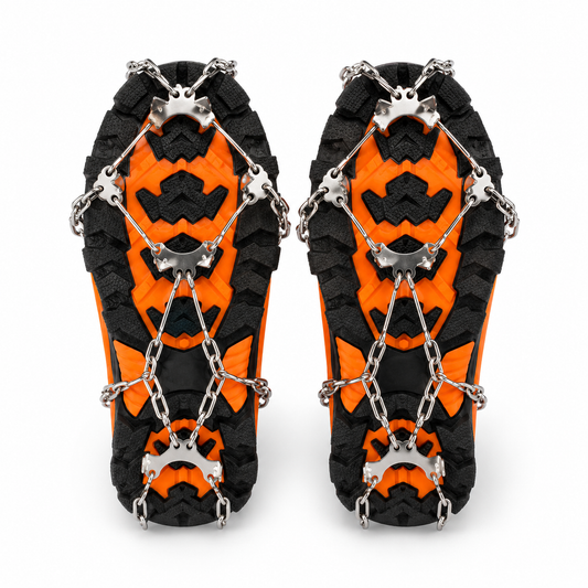 Crampones de 8 Puntas para Nieve y Hielo Antideslizantes