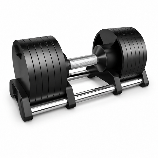 Mancuerna Ajustable Hierro 2 a 20kg Engranaje 6 Posiciones
