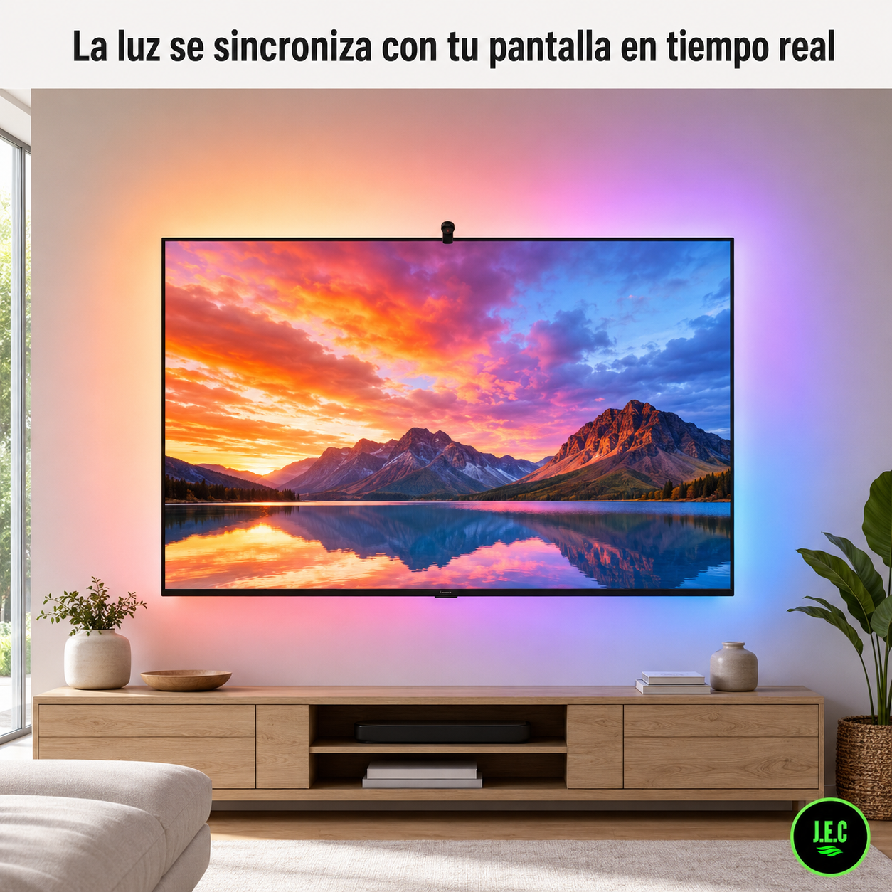 Tira Led Inteligente de 5 Metros con Sincronización de Imagen
