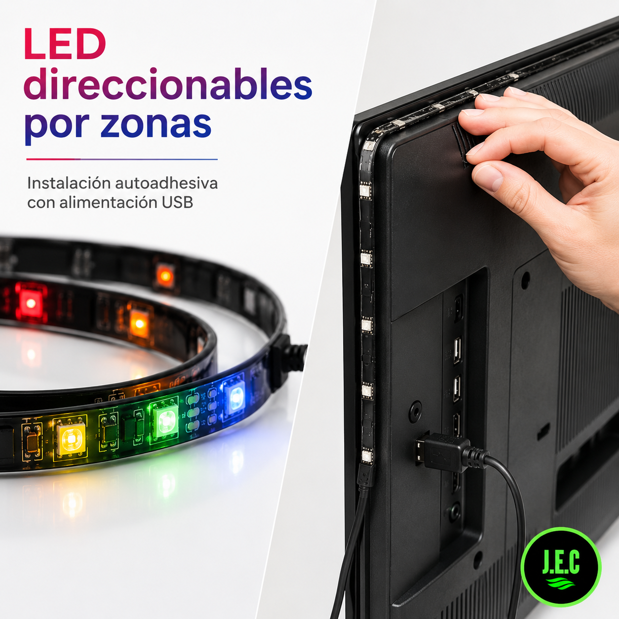 Tira Led Inteligente de 5 Metros con Sincronización de Imagen