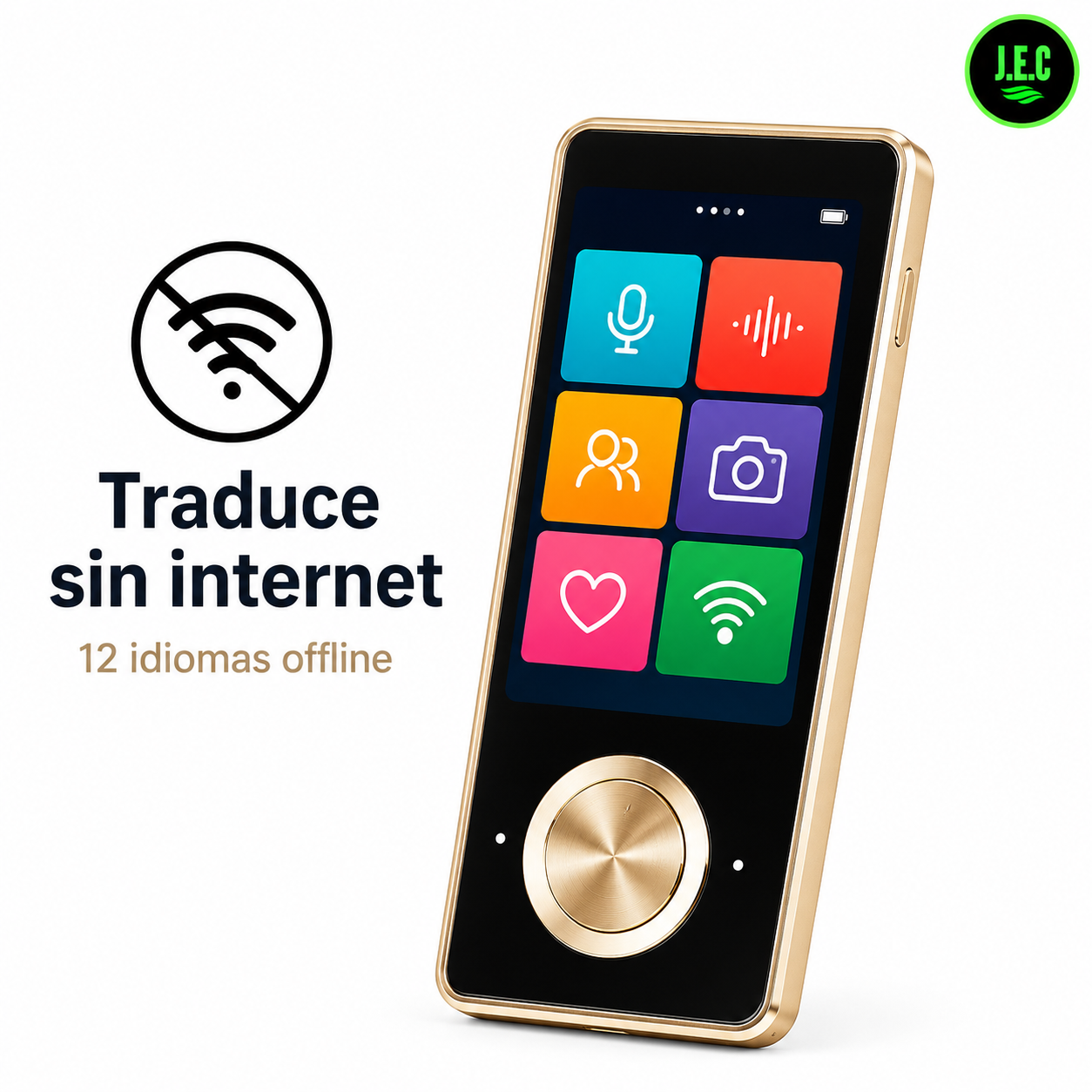Traductor M9 con IA — 107 Idiomas, Voz y Fotos Offline