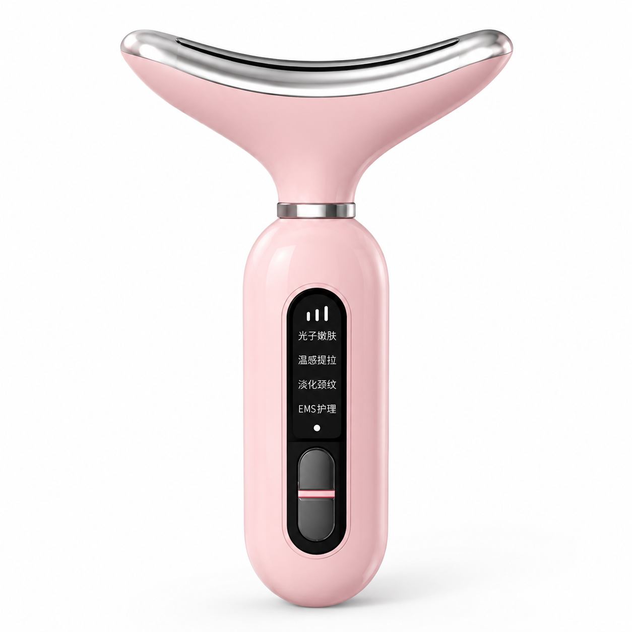 Dispositivo Facial EMS LED Vibracion para Cuello Rostro