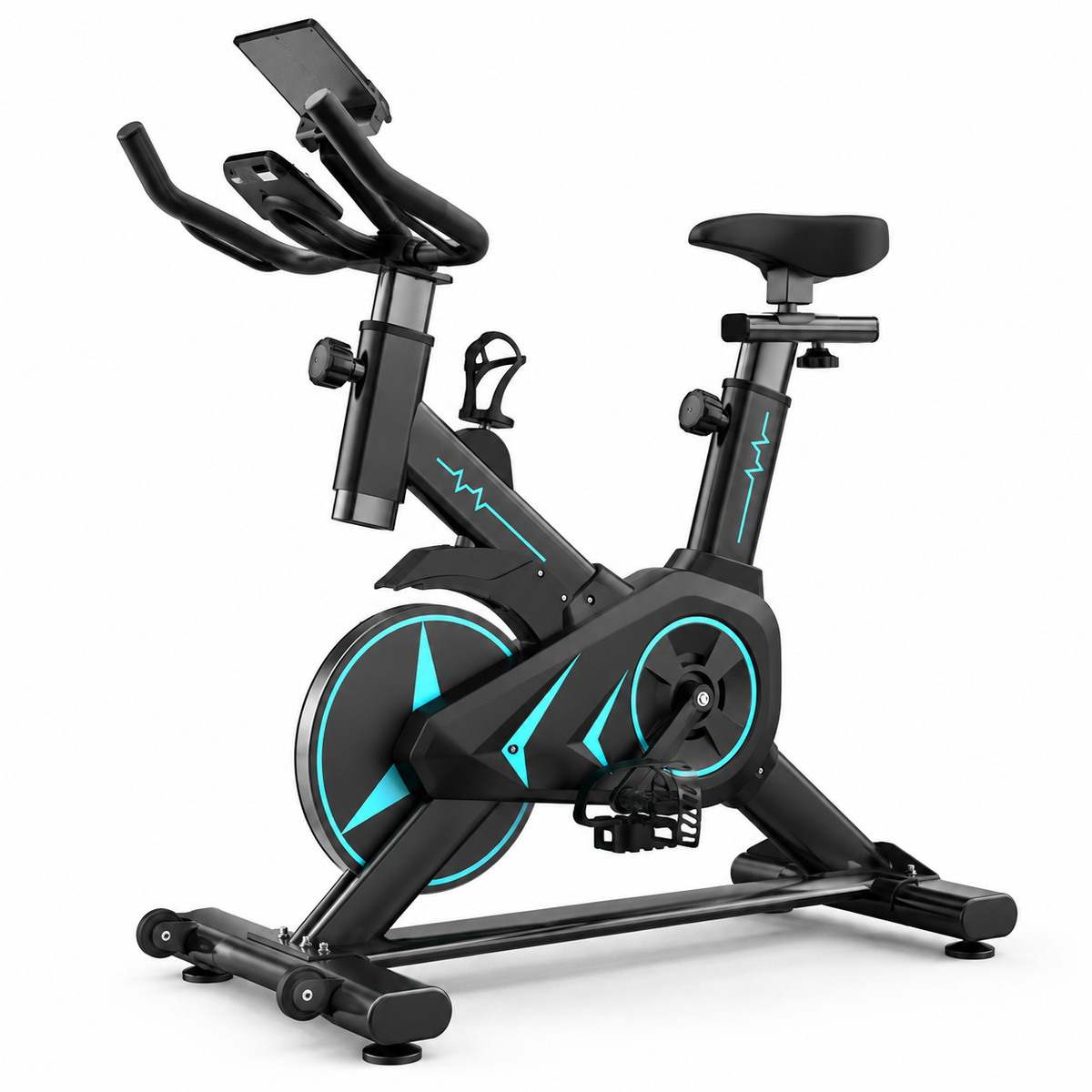 Bicicleta Spinning Sensor Cardiaco y Asiento Dinamico
