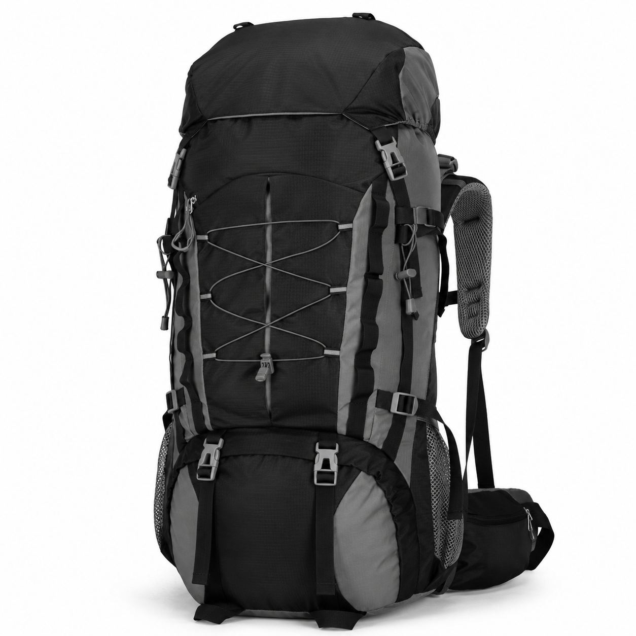 Mochila Trekking 60L Ajuste Torso Regulable Impermeable