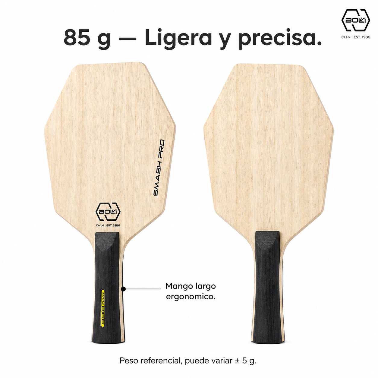 Pala Hexagonal Profesional 5 Capas Madera Ligera Control