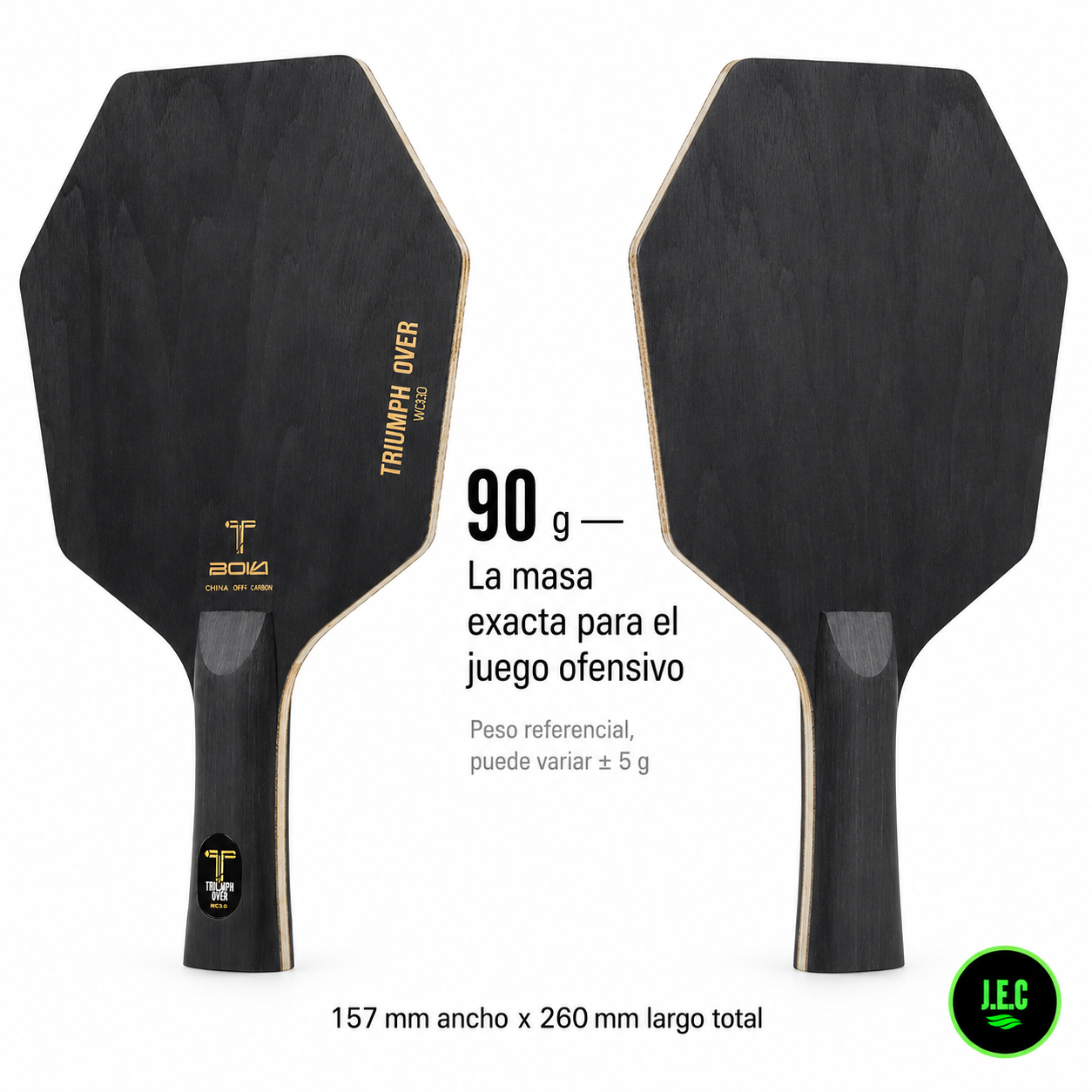 Pala Hexagonal Profesional 5 Capas Madera Ligera Control
