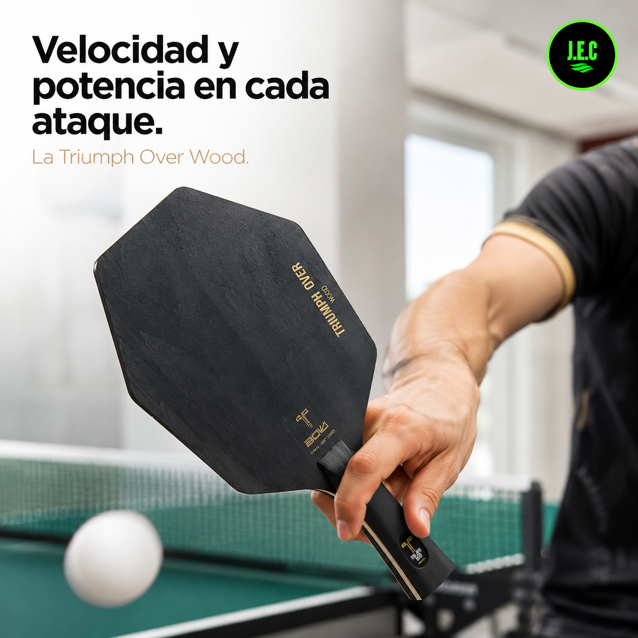 Pala Hexagonal Profesional 5 Capas Madera Ligera Control