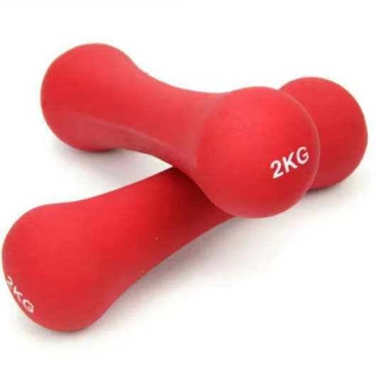 Mancuerna Neopreno Hueso 2 kg Antideslizante Fitness