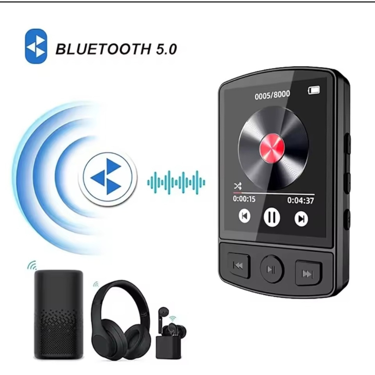 MP3 portátil 32GB para running gimnasio y deporte