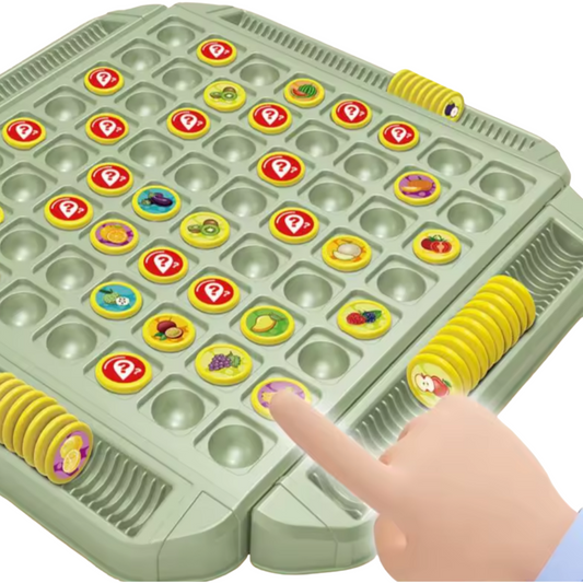 Juego De Memoria Familiar Con Tablero Y Fichas Educativo