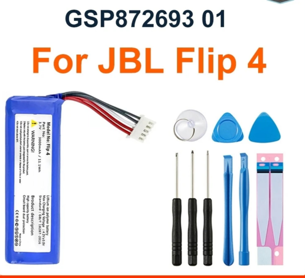 Batería de reemplazo para Jbl Flip 4 + kits de herramienta
