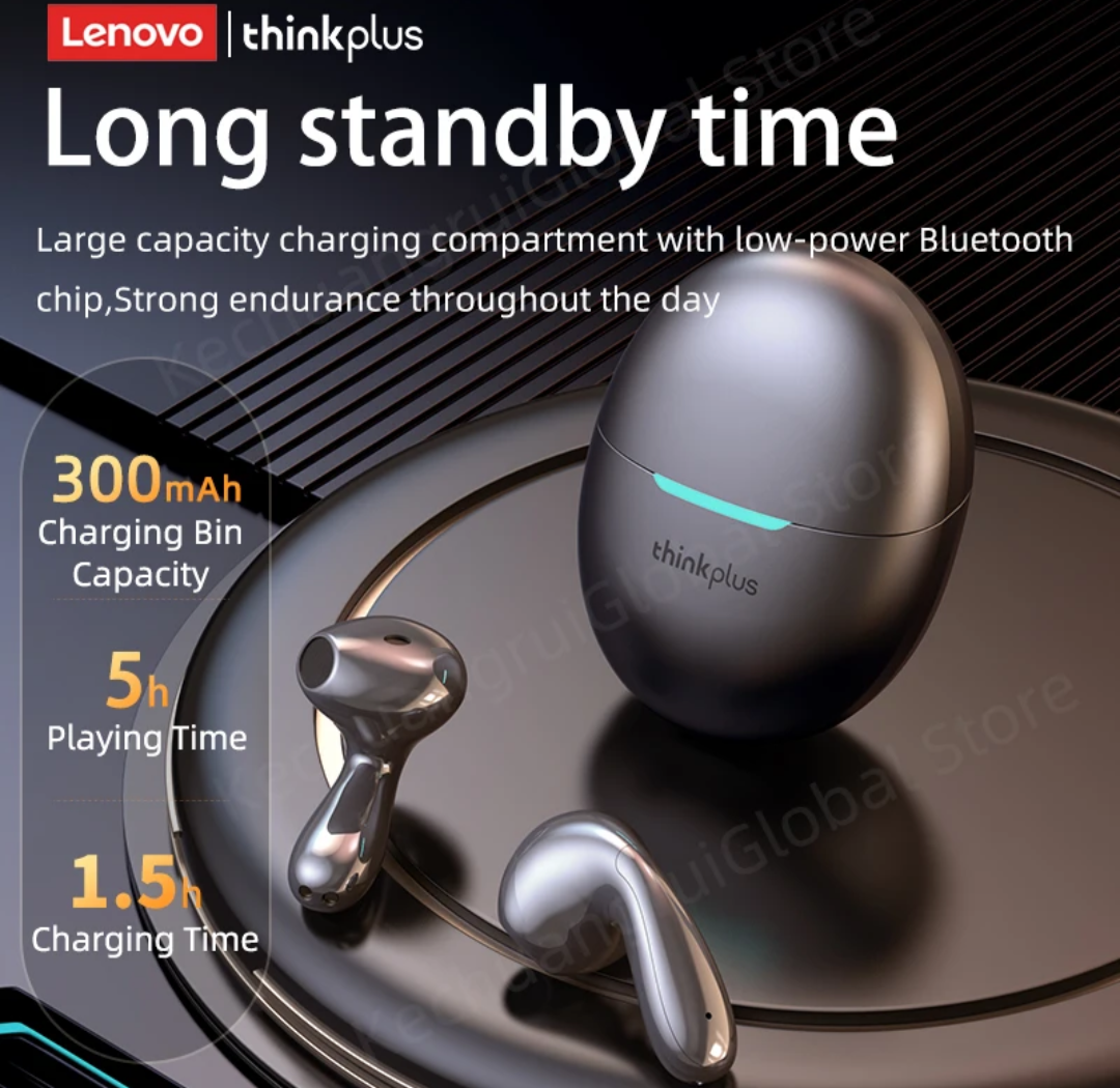 Audífonos Inalámbricos Lenovo LP48  Bluetooth 5,4