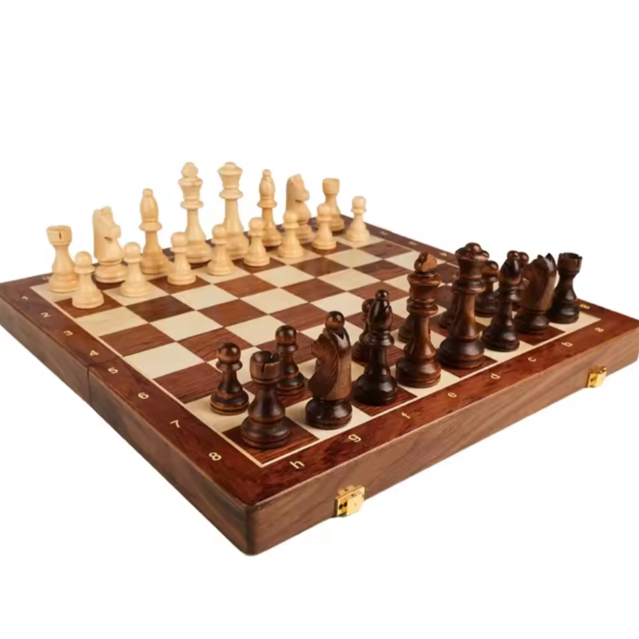 Ajedrez 3 En 1 Madera 39x39 Cm Con Damas Y Backgammon