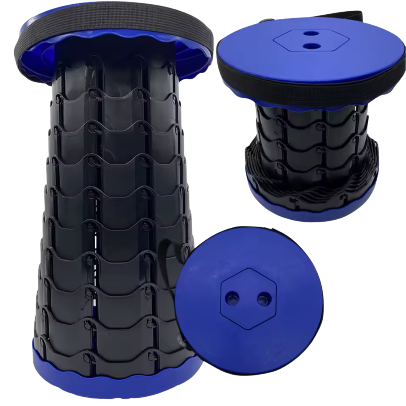 Silla Retráctil Taburete Plegable Camping Tipo Telescopio