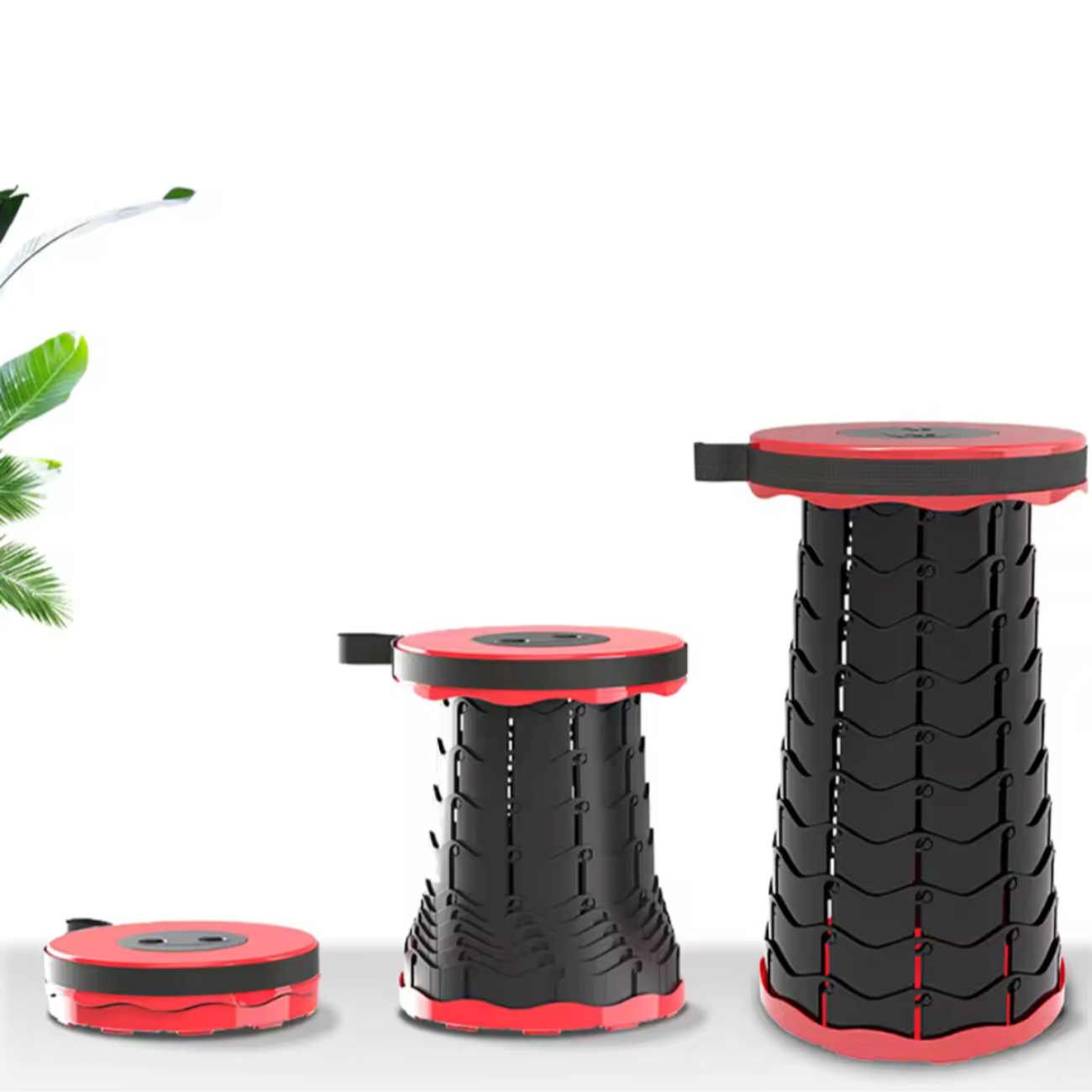 Silla Retráctil Taburete Plegable Camping Tipo Telescopio