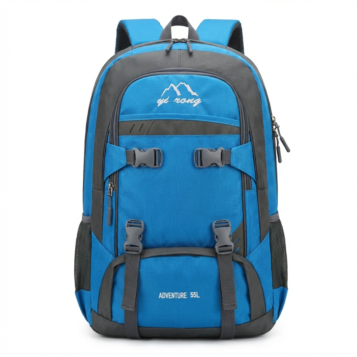 Mochila Trekking Adventure 55L Viaje y Camping Ergonómica