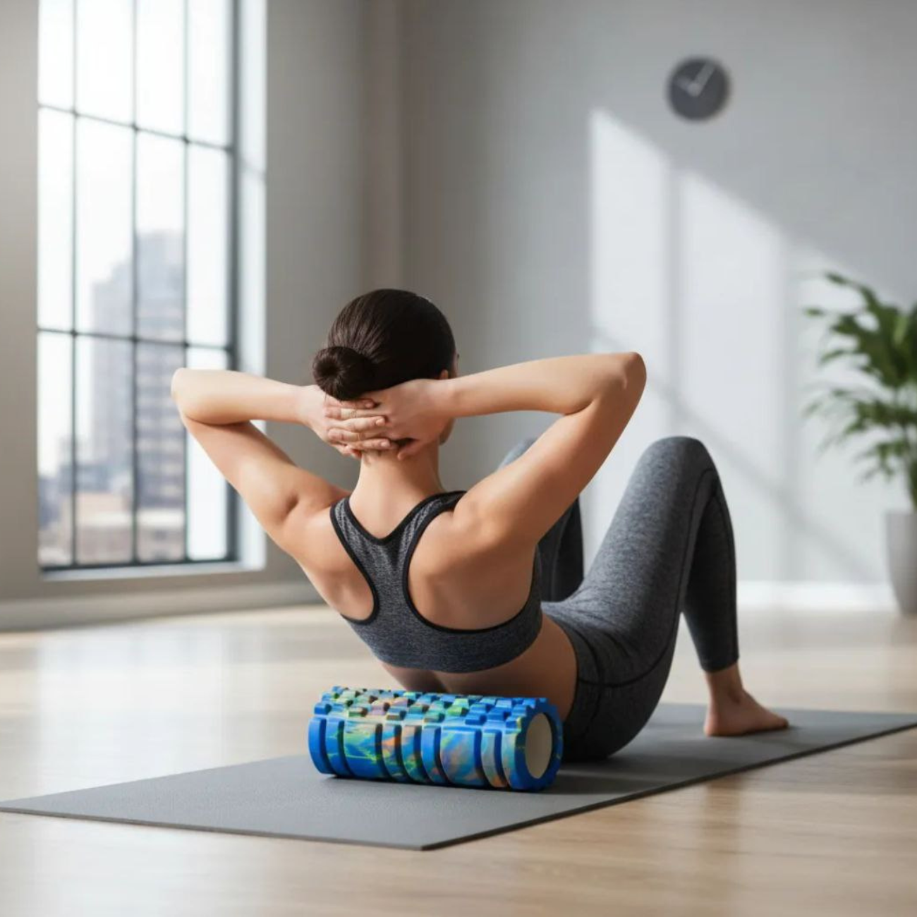 Rodillo Masajeador Profesional Antidolor Yoga Pilates Fitness