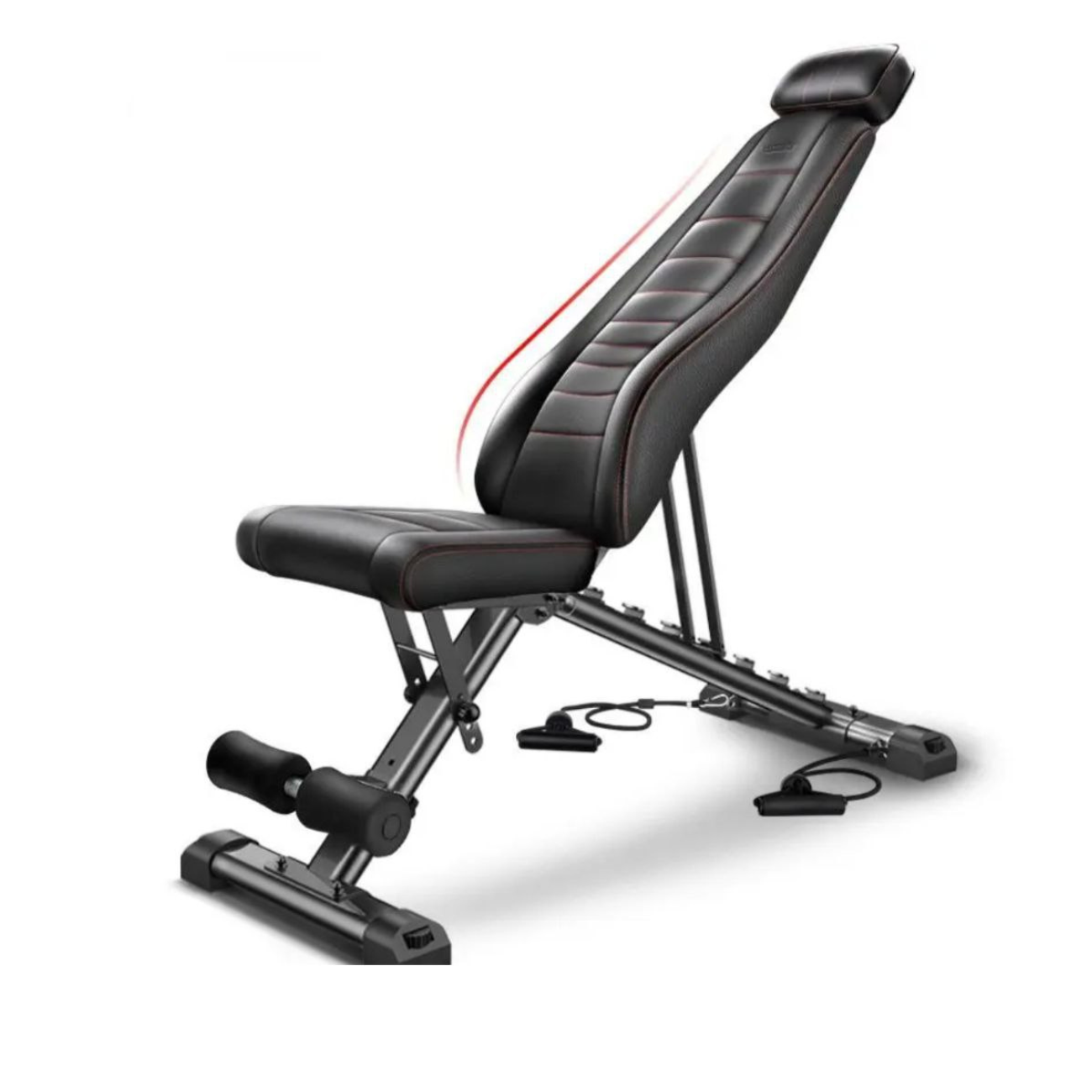 Banco De Ejercicios Premium Ajustable Plegable 300 Kg