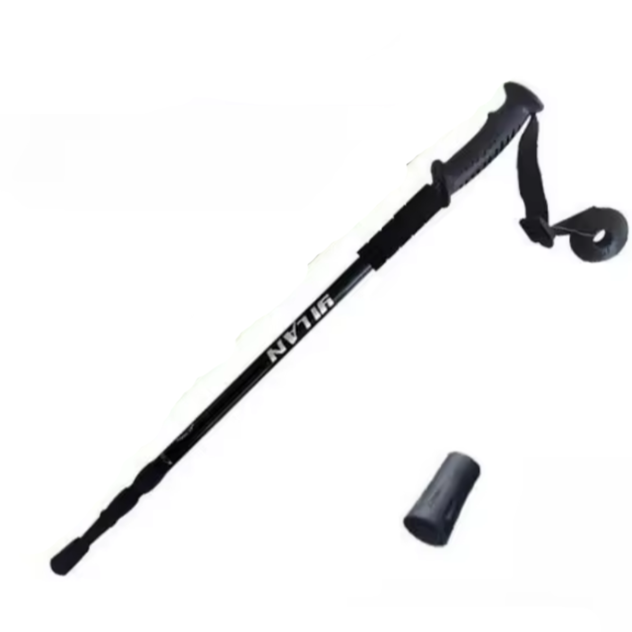 Bastón Senderismo 2 Tramos Adaptativo Anti-shock Aluminio