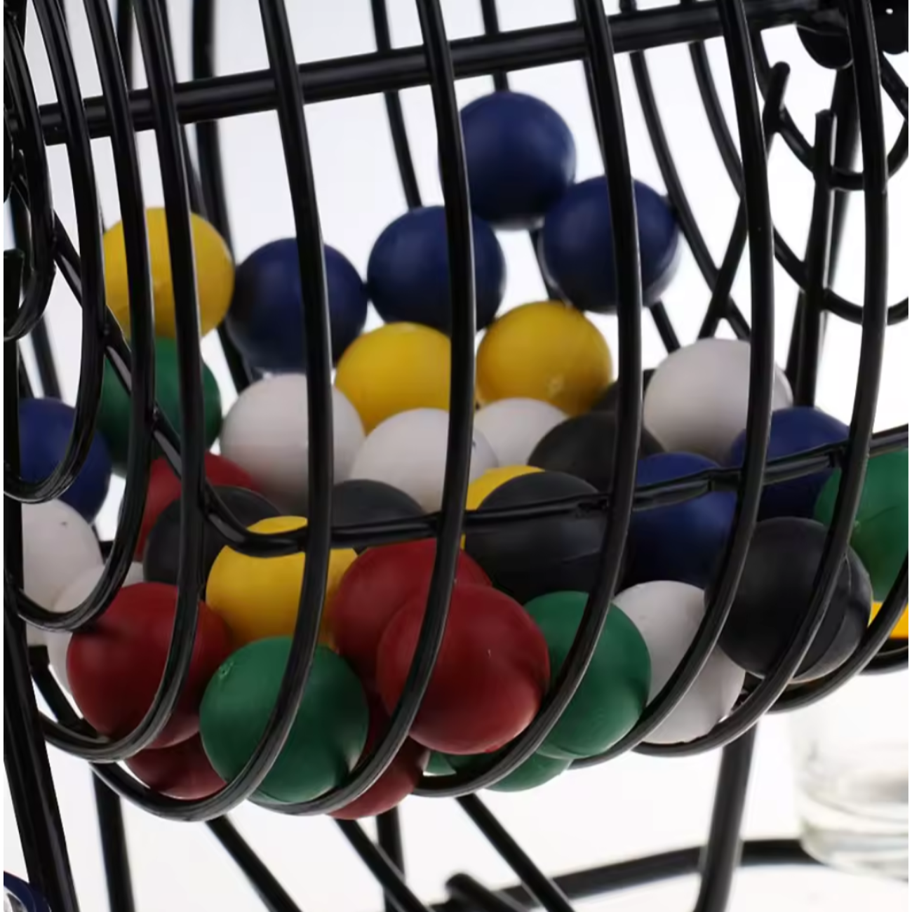 Bingo De Shots Metálico Con Vasos De Colores Para Fiestas