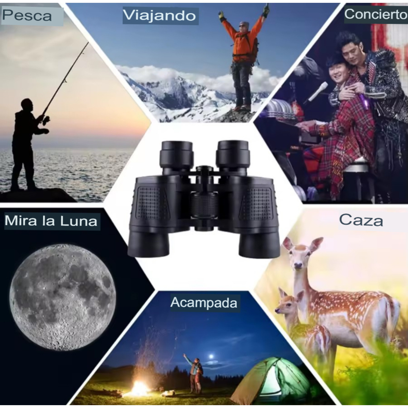 Binoculares Profesionales  Telescópico 8×40 Alto Rendimiento