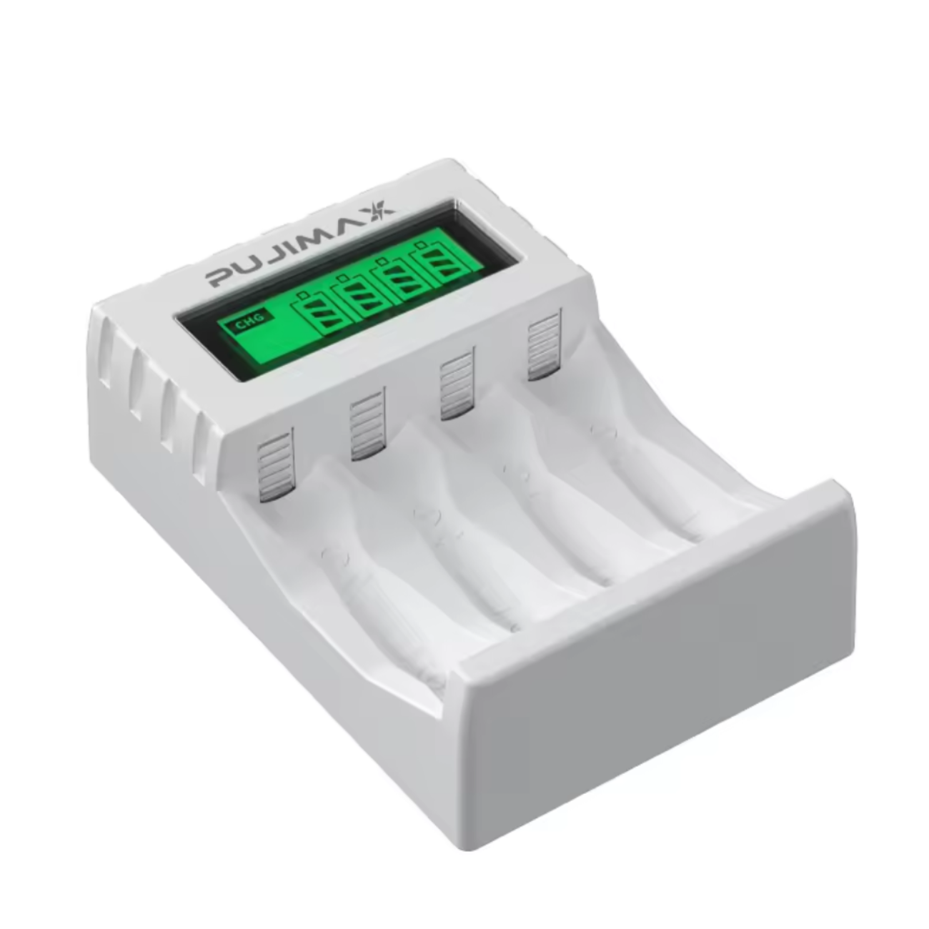 Cargador de Baterías recargables AA o AAA  Pantalla LCD