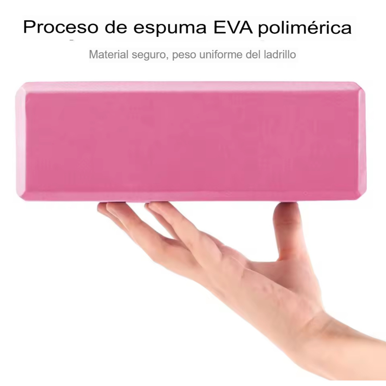Bloque de yoga EVA antideslizante para pilates y fitness