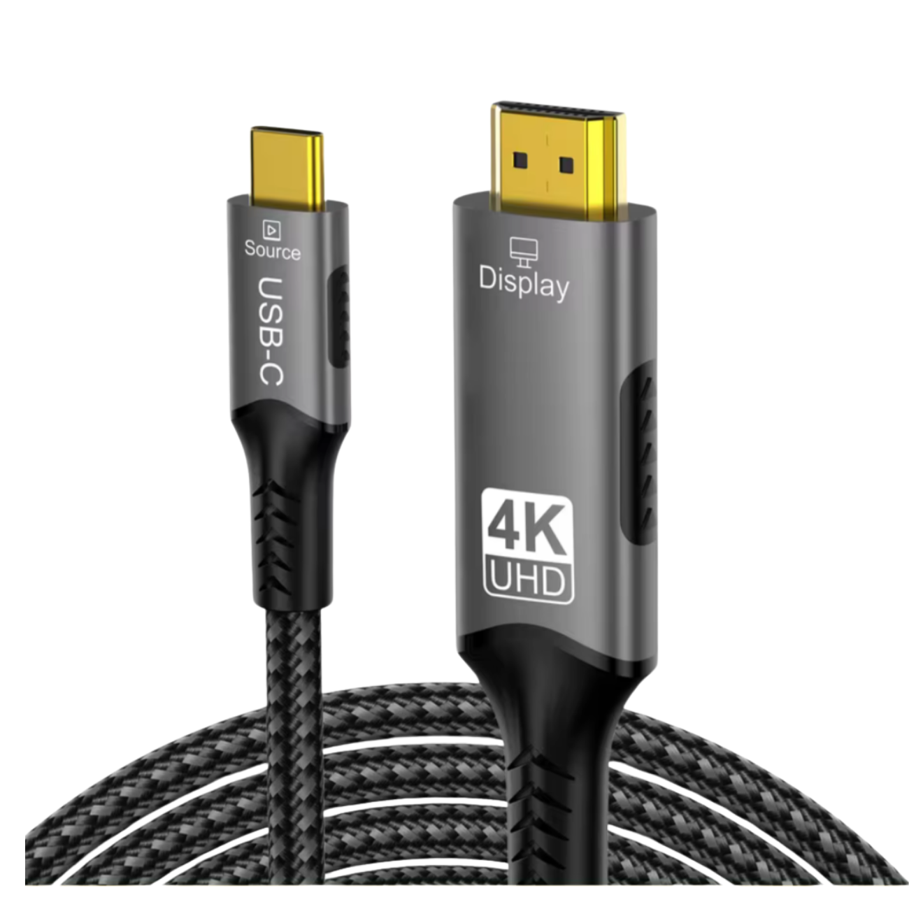 Cable Adaptador Tipo C A Hdmi Ultra Hd 4k De 2 Metros