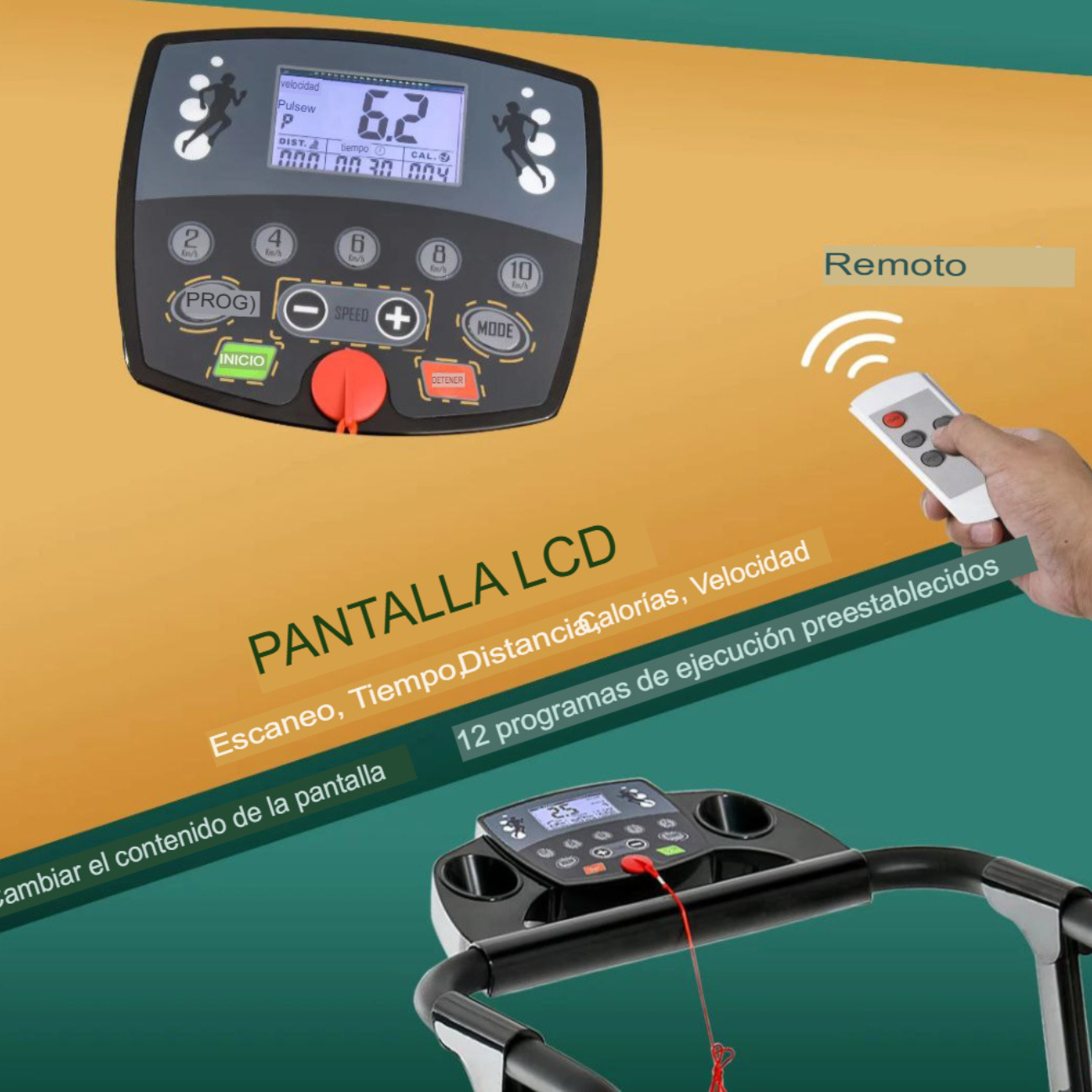 Caminadora Eléctrica Premium Plegable 2 Hp | Fitness En Casa