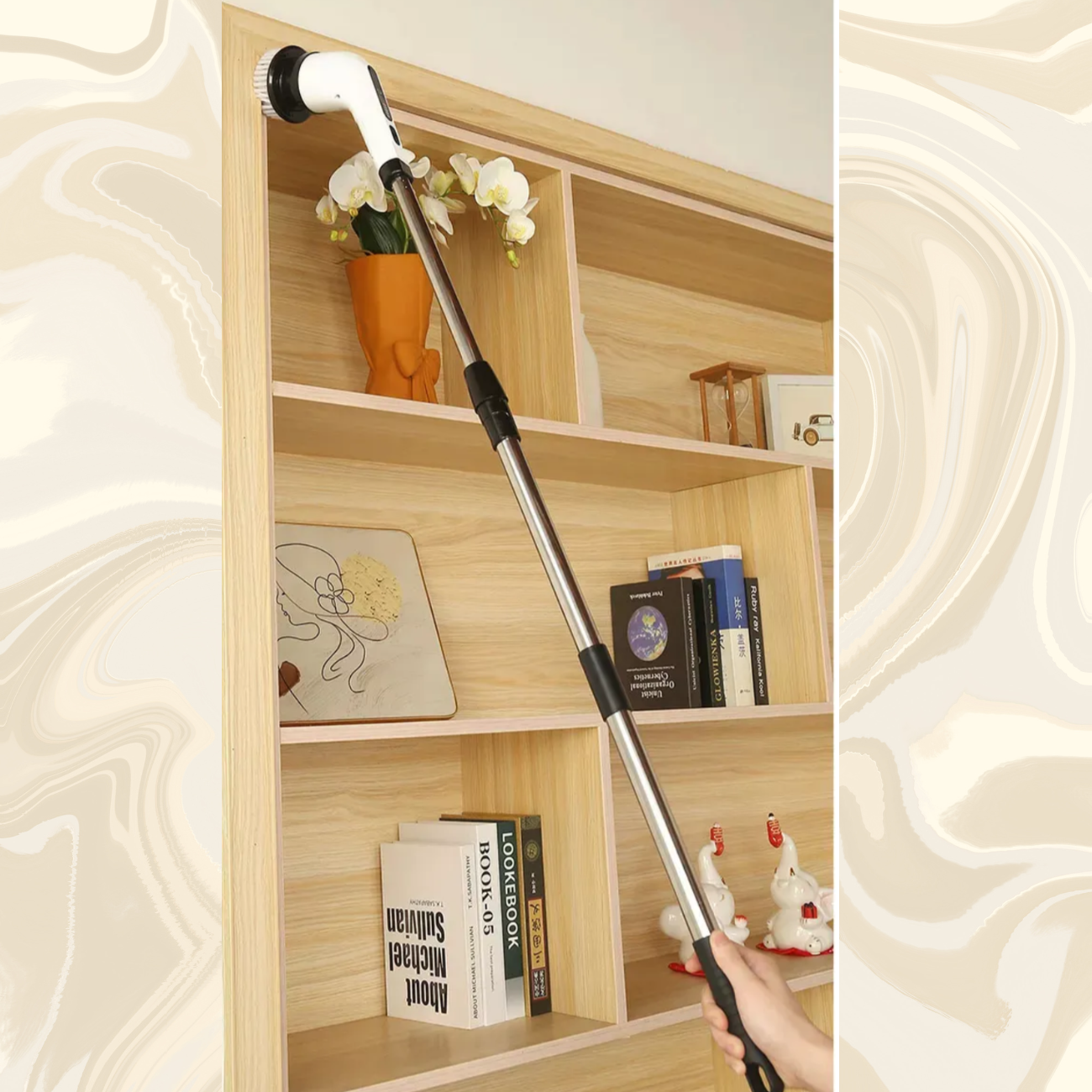 Cepillo Limpiador Multiusos Eléctrico Retráctil Inalámbrico