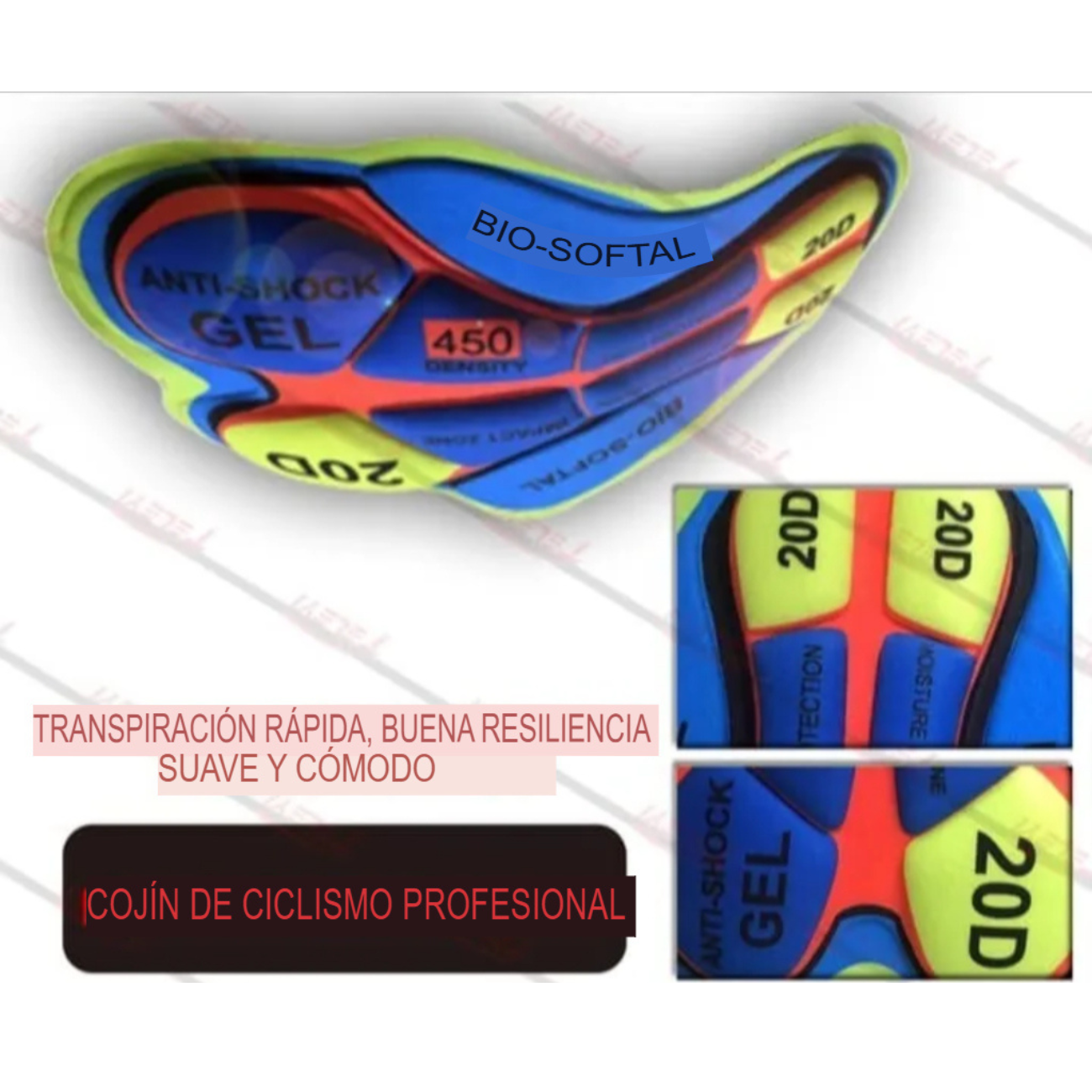 Conjunto ciclismo jersey + culotte con badana de gel