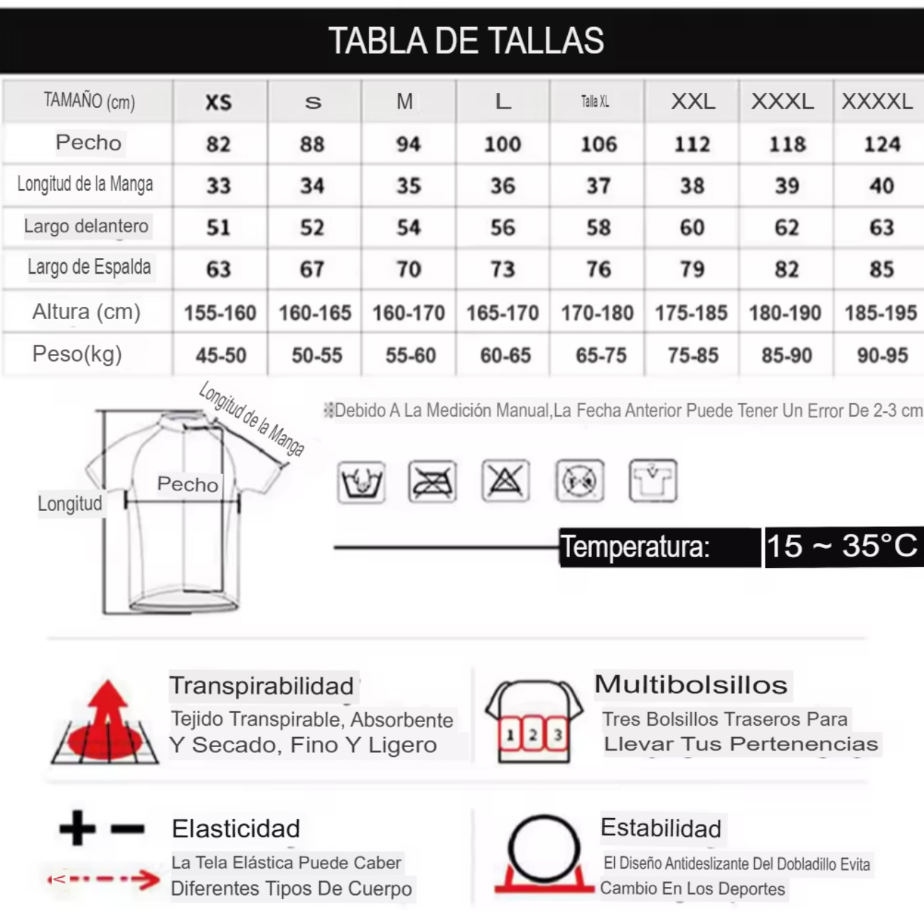 Conjunto ciclismo jersey + culotte con badana de gel