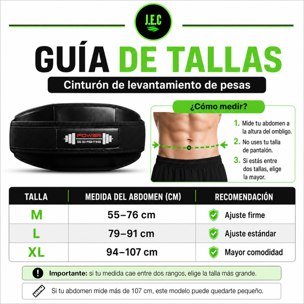 Cinturón de Levantamiento de Pesas Crossfit .