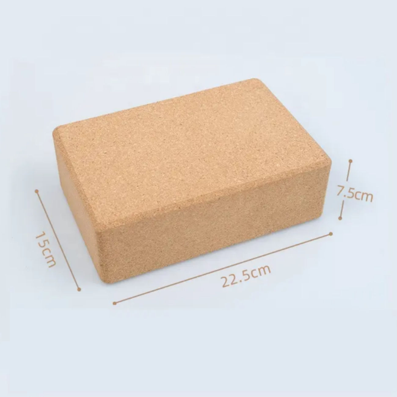 Bloque de Yoga Corcho Pilates Elongación Alta Densidad Ecológico