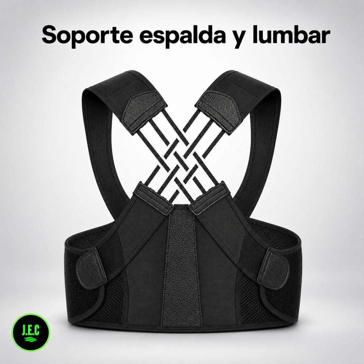 Corrector Postura Espalda Lumbar Faja Completa Ajustable