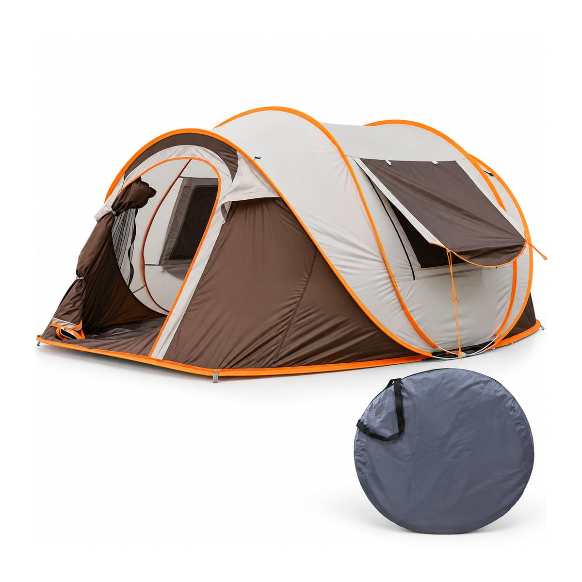 Carpa Camping Café 280x200x120 cm con Fibra de Vidrio