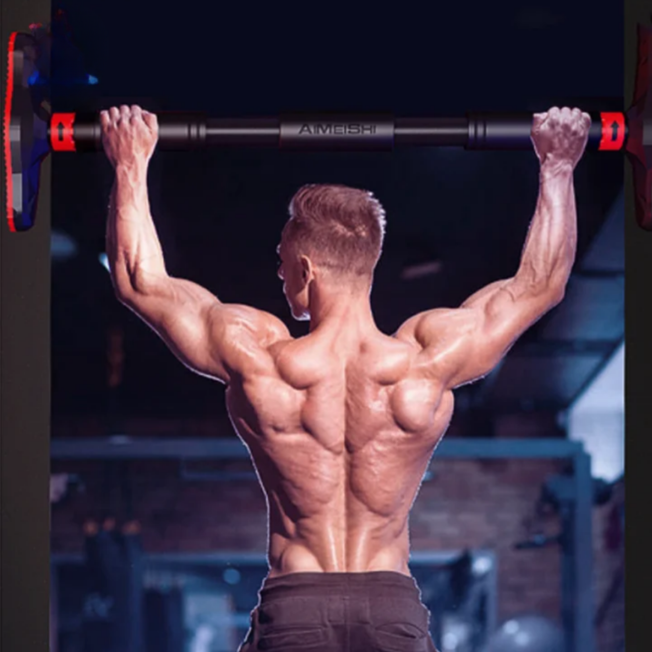 Barra de Dominadas Horizontal Ajustable Para Marcos  de Puerta