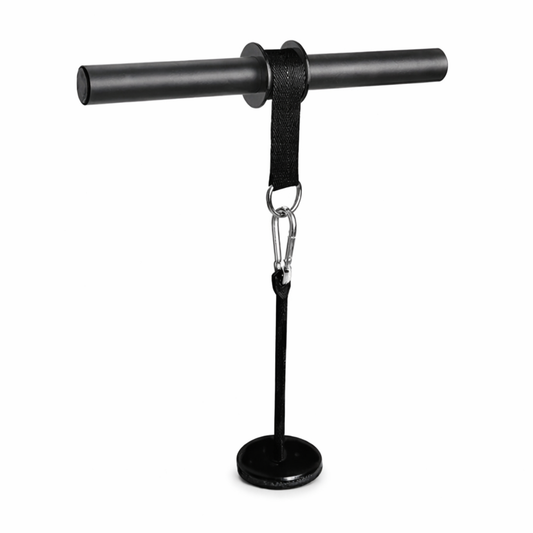 Barra con Correa para Discos Entrenamiento Ajustable