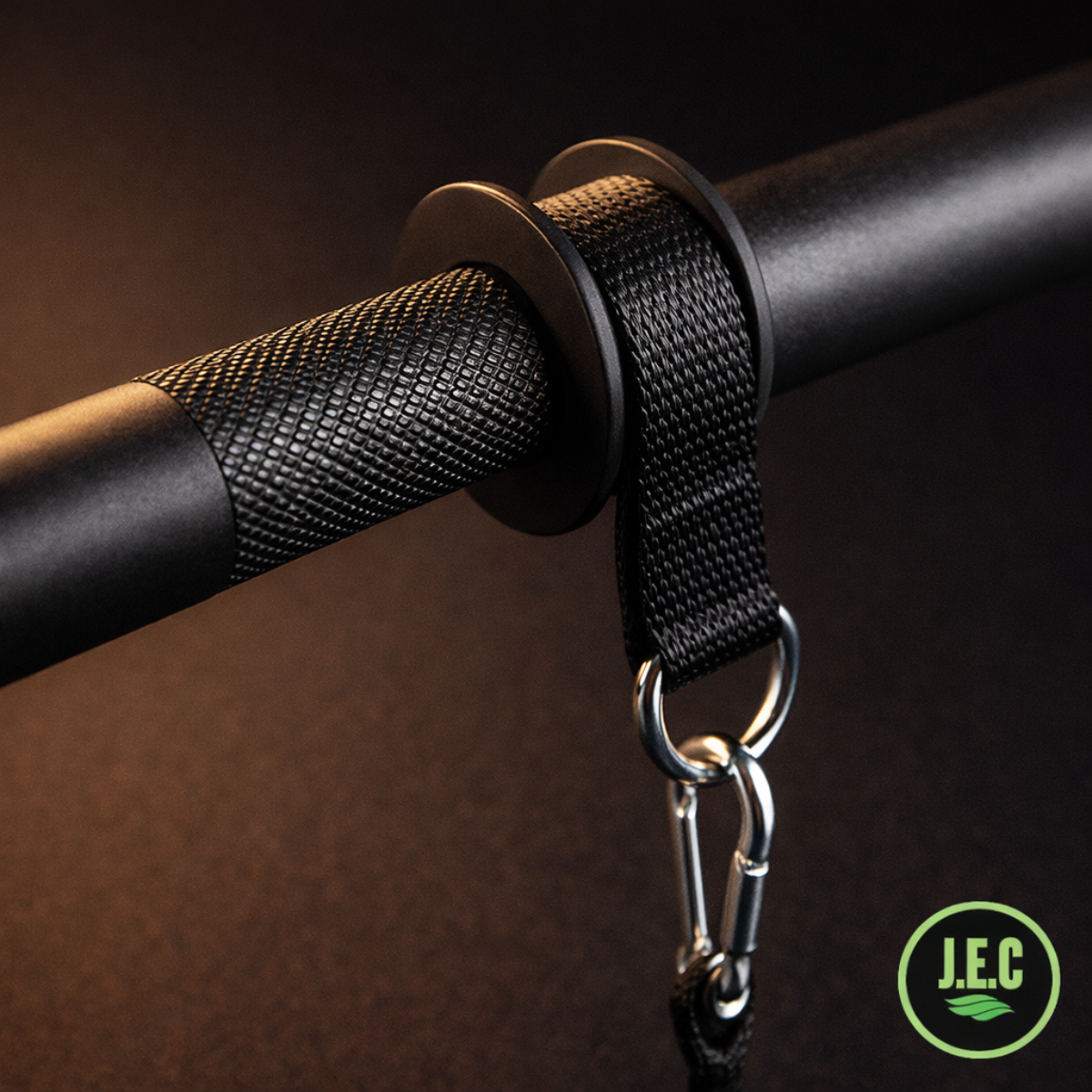 Barra con Correa para Discos Entrenamiento Ajustable