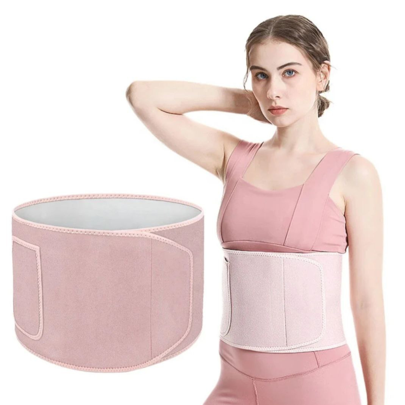 Faja Reductora Con Iones De Plata Mujer | Cinturón Ajustable