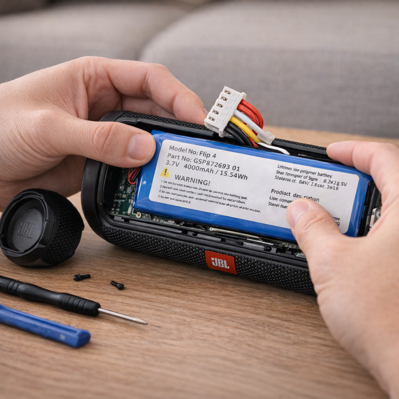 Batería de reemplazo para Jbl Flip 4 + kits de herramienta