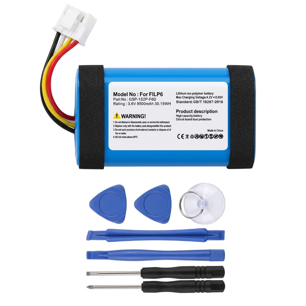 Batería Repuesto Para JBL Flip 6 + Kit Herramientas