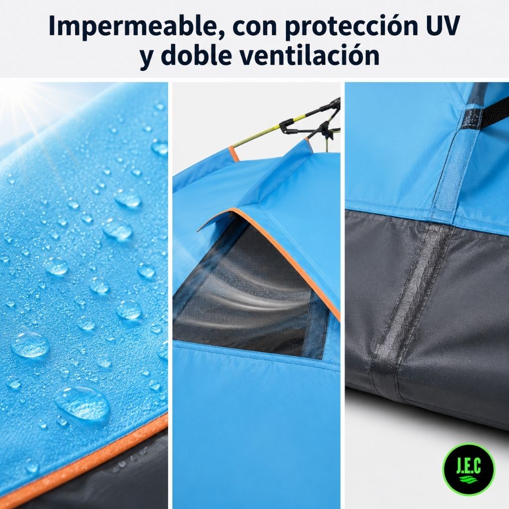 Carpa Automática Pop Up Ultraliviana para 1 a 2 Personas liviana
