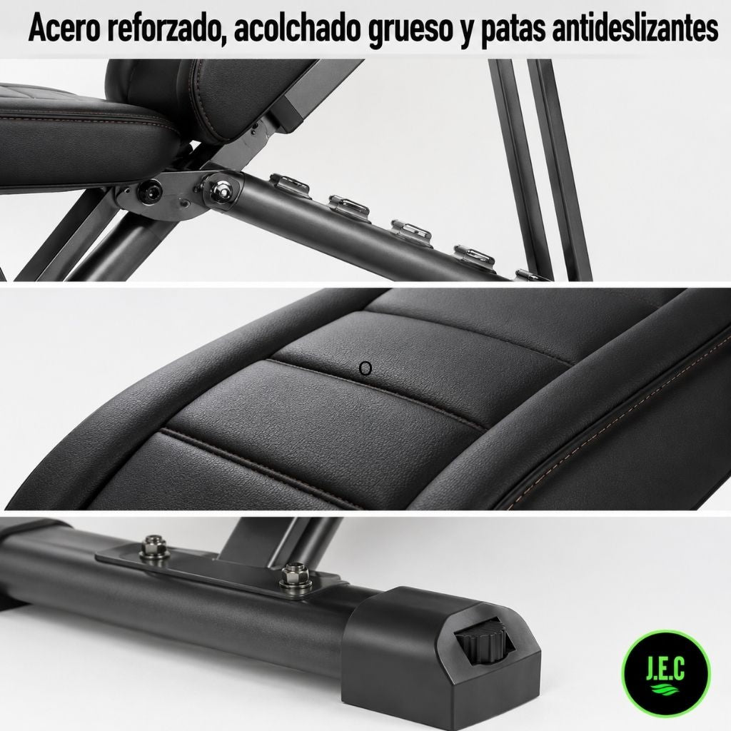 Banco de Ejercicios Ajustable Premium para Entrenar en Casa