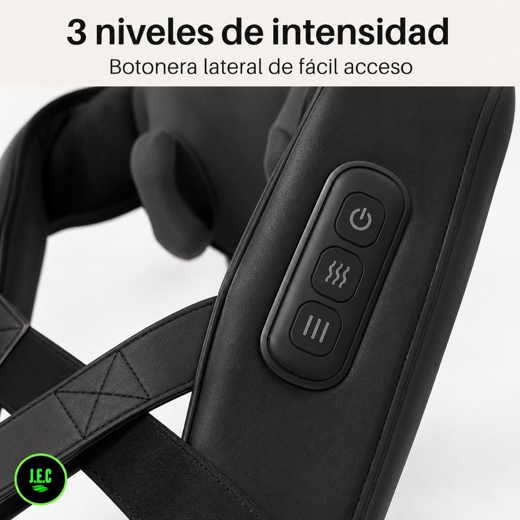 Masajeador de Cuello y Hombros Eléctrico Shiatsu con Calor