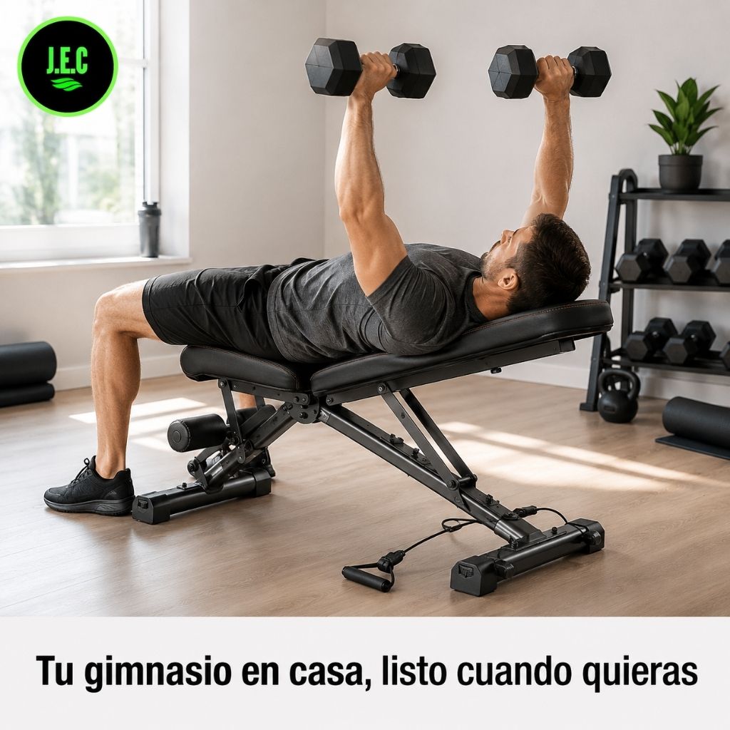 Banco de Ejercicios Ajustable Premium para Entrenar en Casa