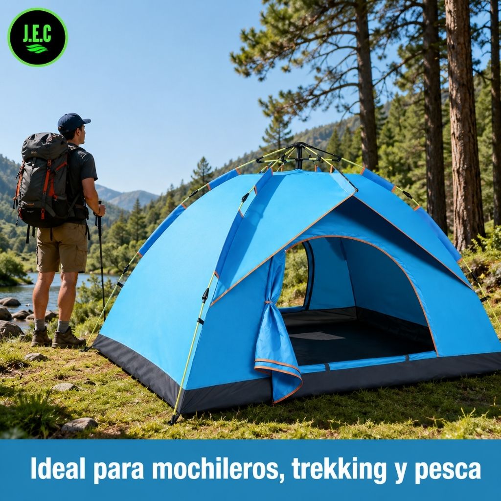 Carpa Automática Pop Up Ultraliviana para 1 a 2 Personas liviana