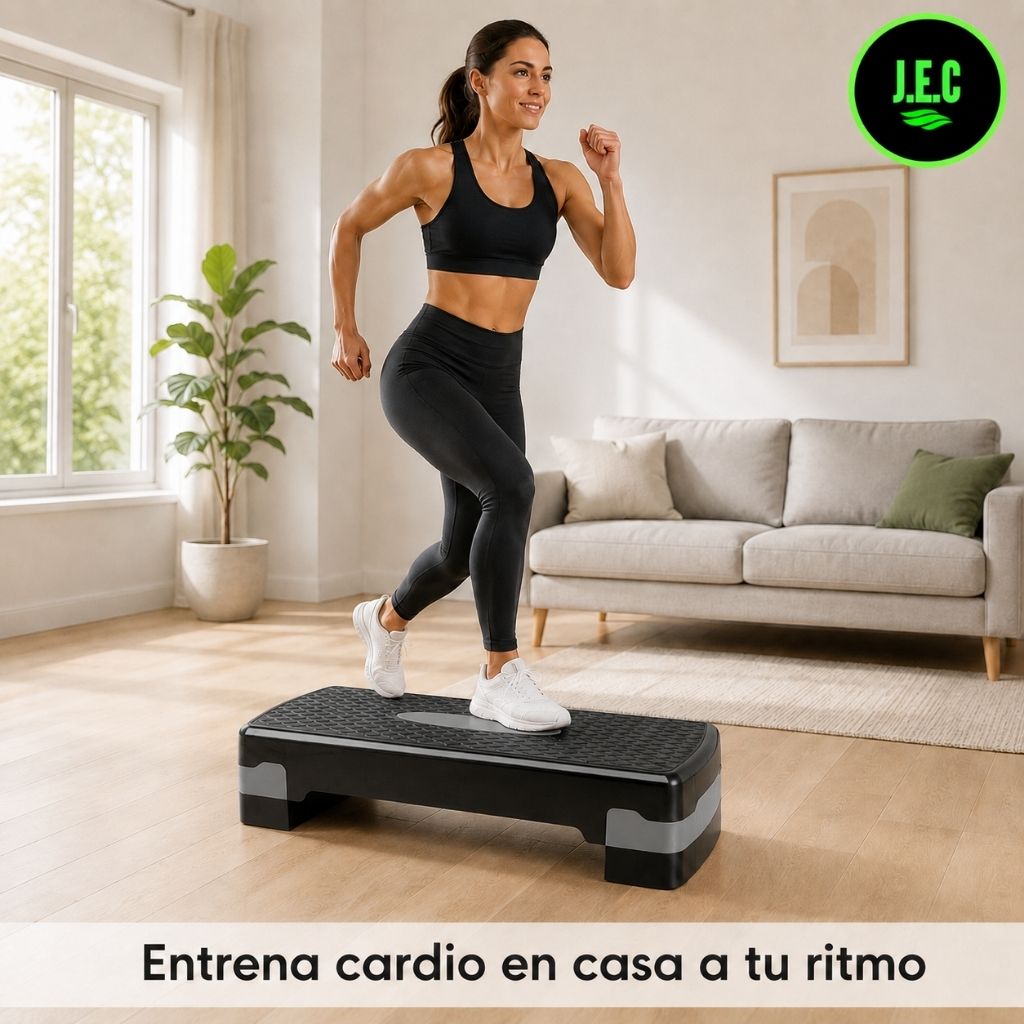 Step Aeróbico 2 Niveles 68 Cm Antideslizante Fitness