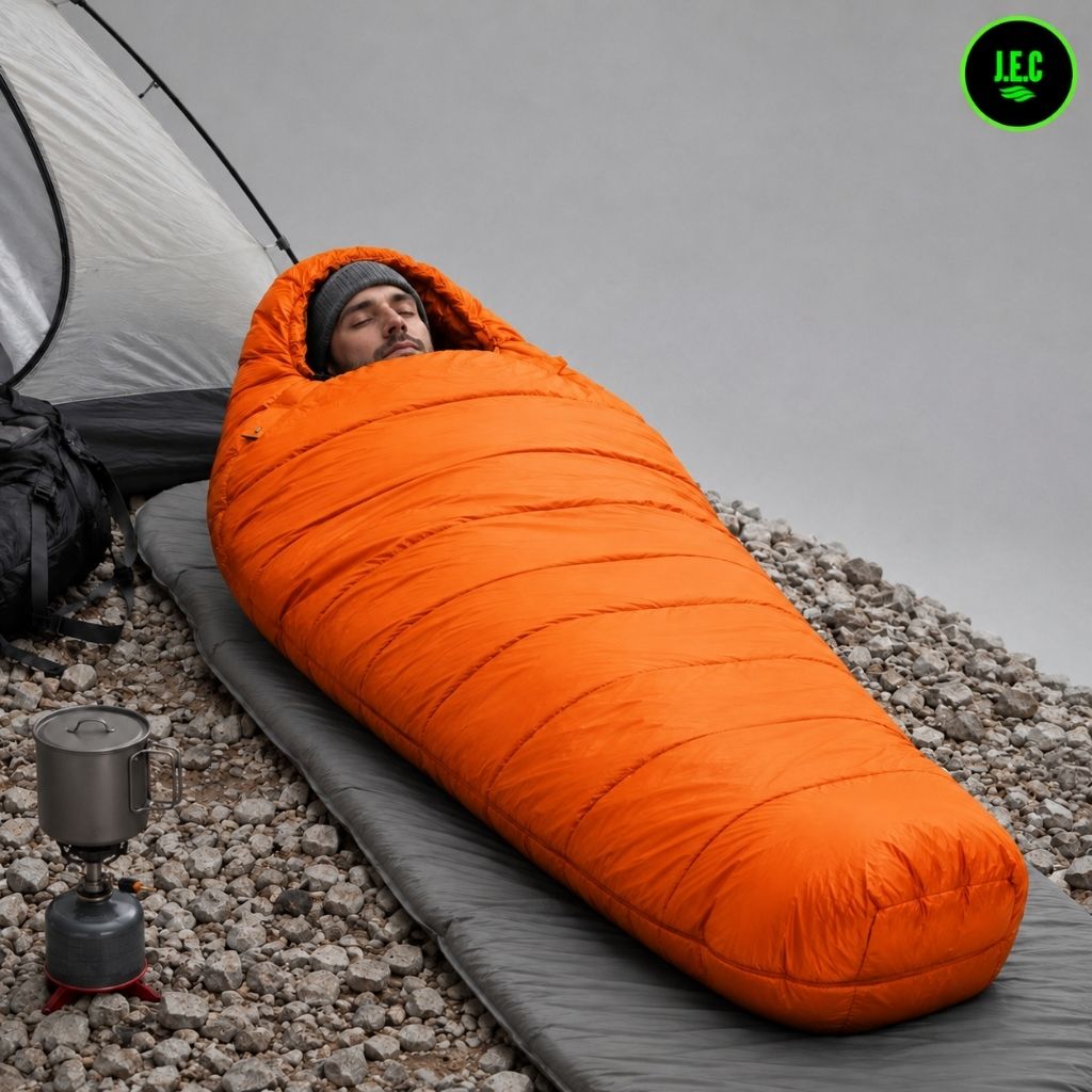 Saco De Dormir Momia Pluma Ganso 95% Trekking Montaña